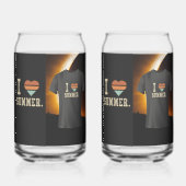 夏が大好き ガラス缶 (正面)