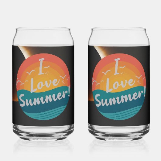 夏が大好き ガラス缶 (裏面)