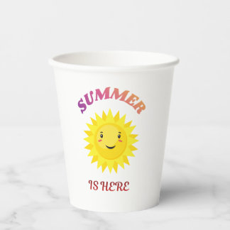 夏が来た 紙コップ