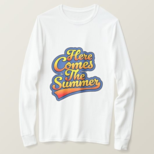 夏が来る Tシャツ (デザイン正面)