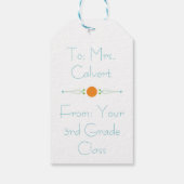 夏が終わって嬉しいオレンジ ギフトタグ (裏面)