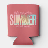 「夏が終わらない所に連れて行け」熱帯引用文 缶クーラー (裏面)