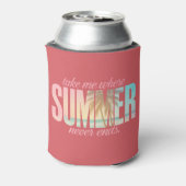 「夏が終わらない所に連れて行け」熱帯引用文 缶クーラー (缶裏面)