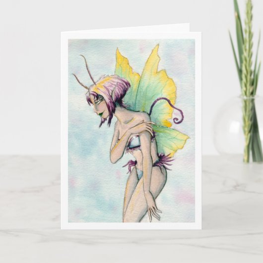 「夏きらめき」の空白のな挨拶状 カード (正面)