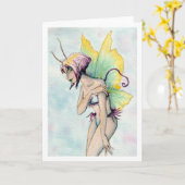 「夏きらめき」の空白のな挨拶状 カード (黄色い花)