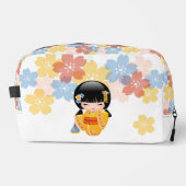 夏こけし人形 – 黄色い着物芸者ガール ドップキット (正面)