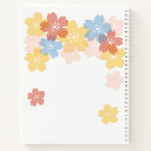 夏こけし人形 – 黄色い着物芸者ガール ノートブック (裏面)