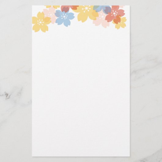 夏こけし人形 – 黄色い着物芸者ガール 便箋 (裏面)