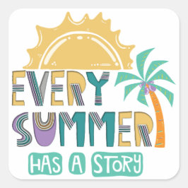 夏ごとに物語がある スクエアシール