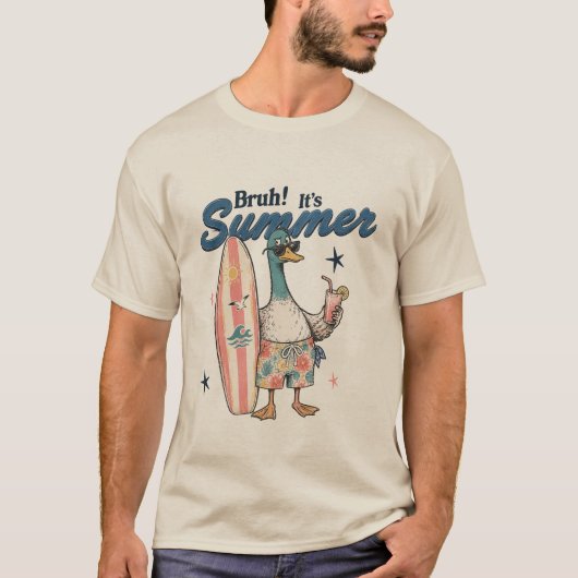 夏だね🦆 Tシャツ (正面)