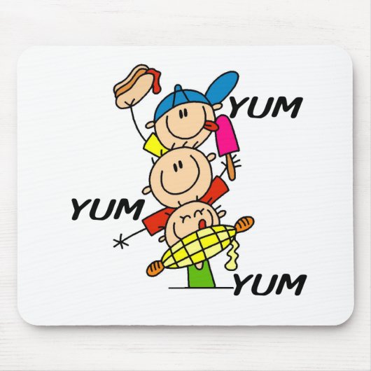 夏だね Yum Yum マウスパッド (正面)