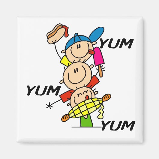 夏だね Yum Yum マグネット (正面)