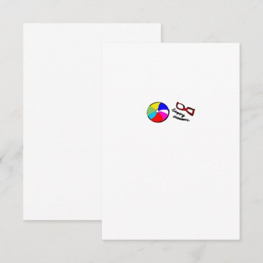 夏だ! サンキューカード (正面/裏面)