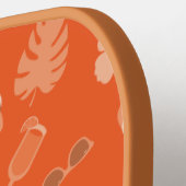 夏でよかったオレンジ！ ピックルボールラケット (左詳細)