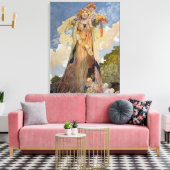 夏と季節 キャンバスプリント (インサイチュ (リビング))