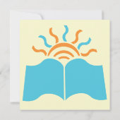 夏と春ブッククラブスケジュール&招待状 招待状 (裏面)