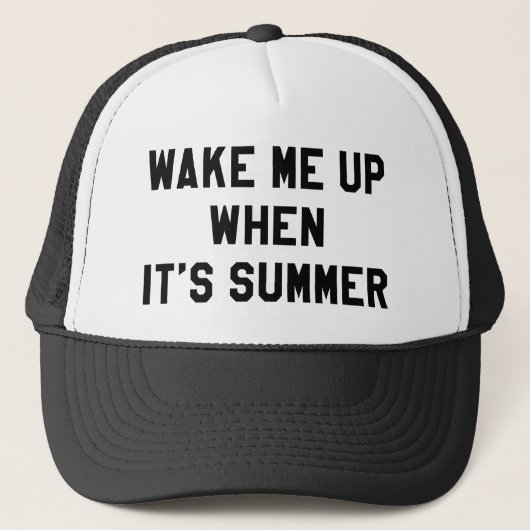 夏になったら起こしてくれ キャップ (正面)