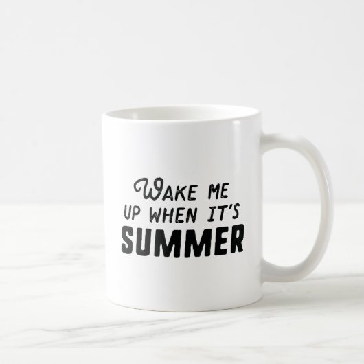 夏になったら起こしてくれ コーヒーマグカップ (右)