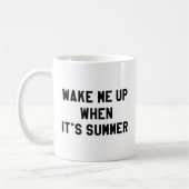 夏になったら起こしてくれ コーヒーマグカップ (左)