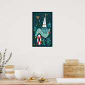 夏になるとストーリーポスターが登場 ポスター (キッチン)