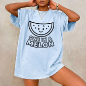 夏にぴったりなレトロなスイカTシャツ Tシャツ