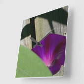 夏によっては柱時計が開花します スクエア壁時計 (傾斜)