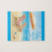 夏によろしく言う ジグソーパズル (横)