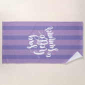 夏によろしく言う ビーチタオル (正面)