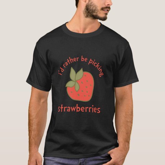 夏にイチゴ狩り Tシャツ (正面)