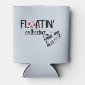 夏にチューブでおもしろい浮かぶ 缶クーラー (正面)