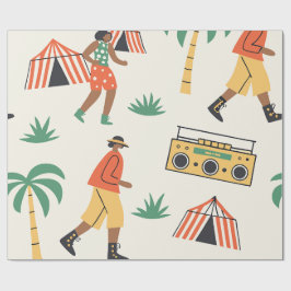 夏に踊ろう ラッピングペーパー
