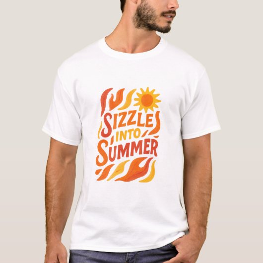 夏に躍動 Tシャツ (正面)