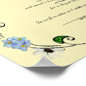 夏に60名のゲスト結婚Quaker's – 青、アイボリー ポスター (角)