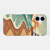 夏のあたたかい海岸 iPhone 16ケース (裏面横)