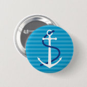 夏のいかりボタン 缶バッジ (正面&裏面)