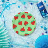 夏のいちごの紙皿 ペーパープレート (パーティー)