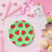 夏のいちごの紙皿 ペーパープレート (パーティー)