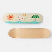 夏のおもしろいスケートボード スケートボード (横)