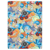 夏のおもしろいパターン クリップボード (裏面)