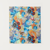 夏のおもしろいパターン タペストリー (正面)