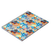 夏のおもしろいパターン ノートブック (左側)