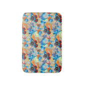 夏のおもしろいパターン バスマット (正面縦)