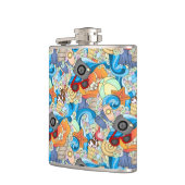 夏のおもしろいパターン フラスク (左)