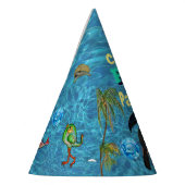 夏のおもしろいプール パーティーハット (左)