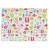 夏のおもしろい大抱き枕 ラージペーパーバッグ (裏面)