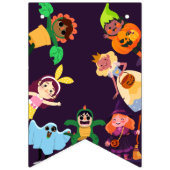 夏のおもしろい歌を着た巨大な黄色いバナナ バンティングフラッグ (第1の旗)