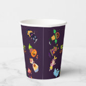 夏のおもしろい歌を着た巨大な黄色いバナナ 紙コップ (右)