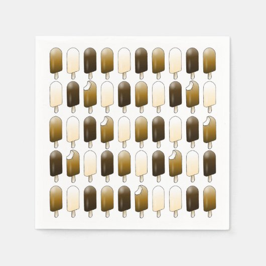 夏のおもしろい誕生日 スタンダードカクテルナプキン (正面)