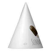 夏のおもしろい誕生日 パーティーハット (左)