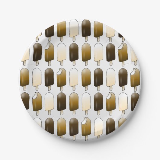 夏のおもしろい誕生日 ペーパープレート (正面)